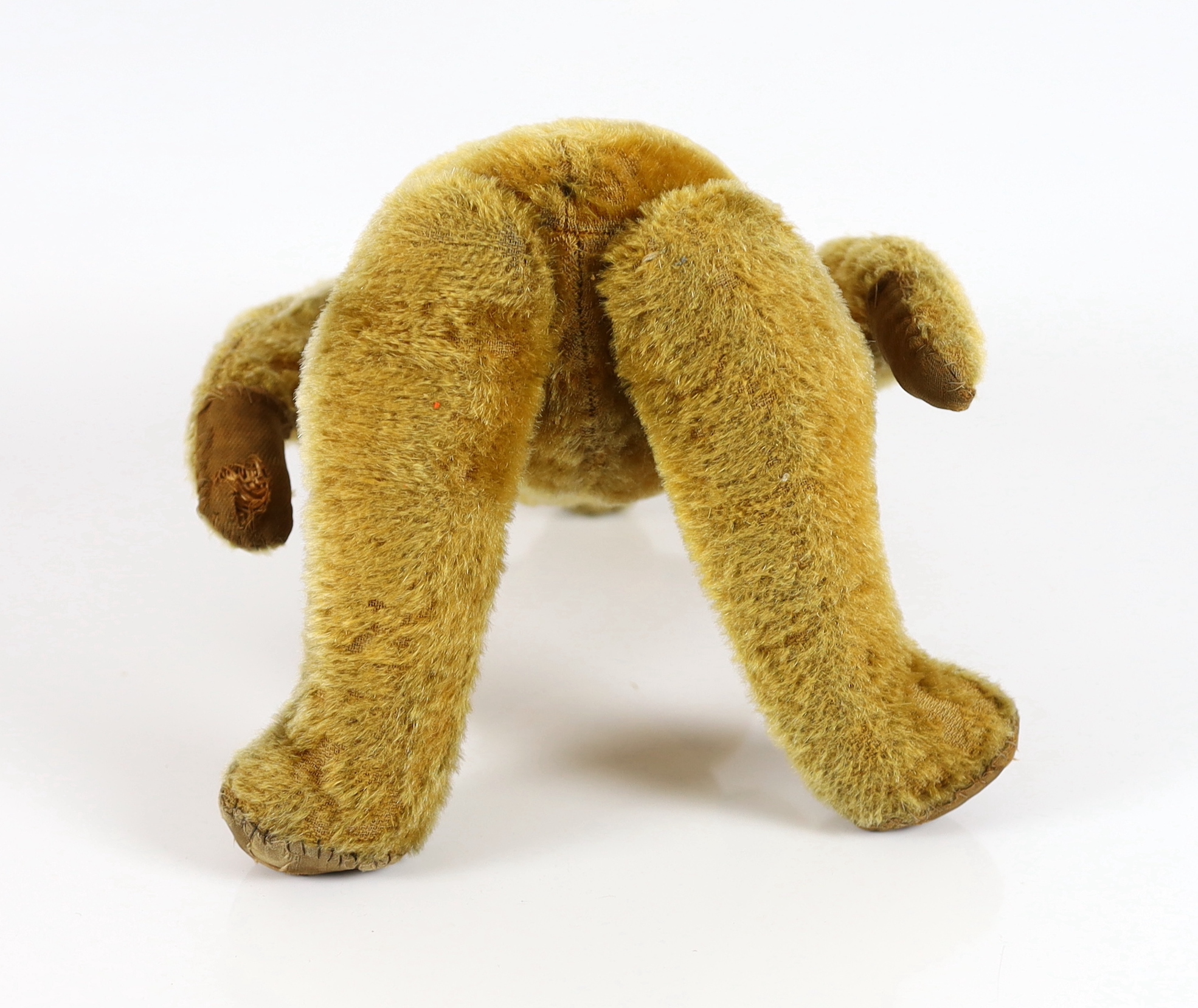 An early bear, possibly American c.1913, 40cm, in good condition, old repairs to paws